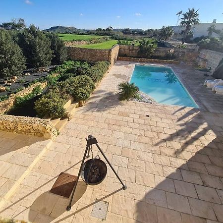 Farmhouse Villa With Large Pool And Garden In Gozo Għarb Exteriör bild