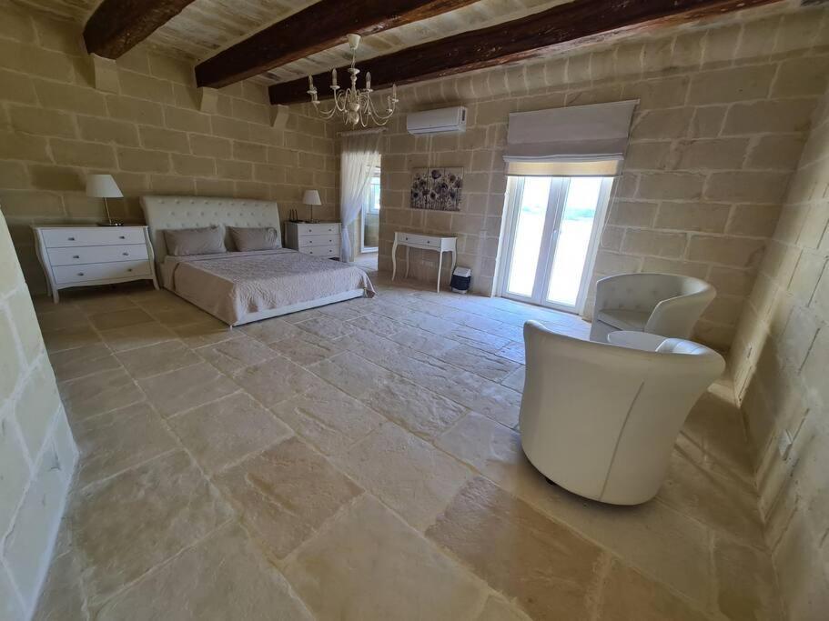 Farmhouse Villa With Large Pool And Garden In Gozo Għarb Exteriör bild