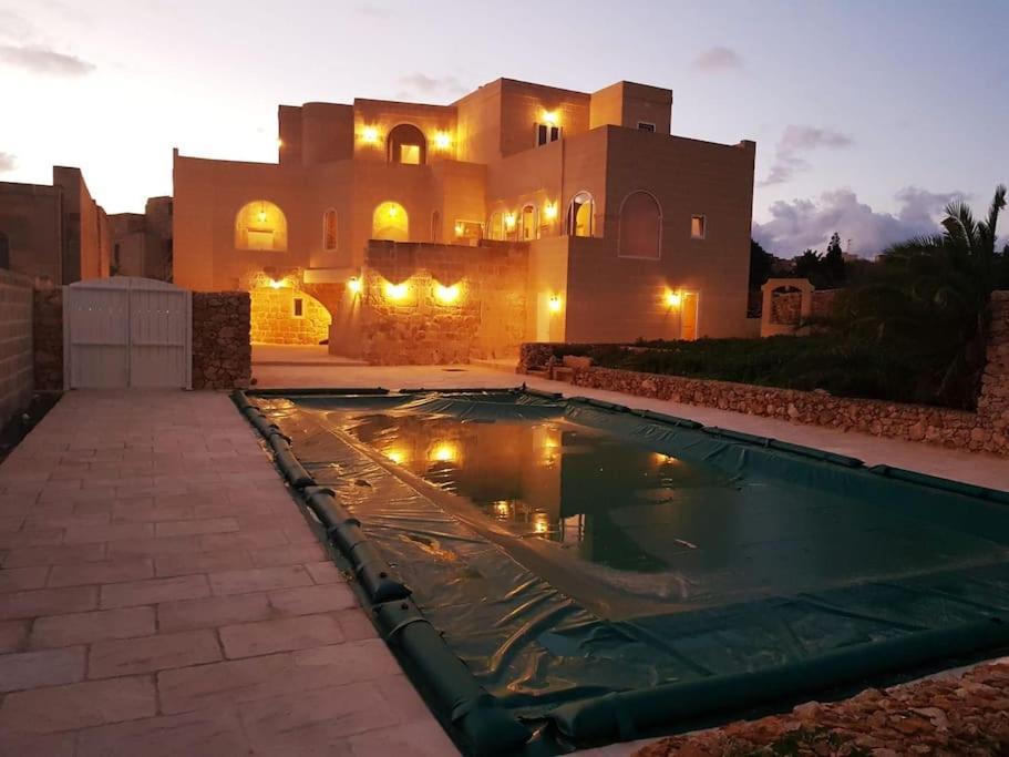 Farmhouse Villa With Large Pool And Garden In Gozo Għarb Exteriör bild