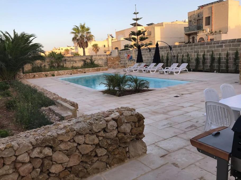 Farmhouse Villa With Large Pool And Garden In Gozo Għarb Exteriör bild
